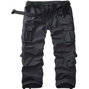 TRGPSG Women's Cargo Pants - Casual Outdoor Camo with Multiple Pockets, Adjustable Waistband & Ankle Straps, Beige, All-Season Wear, Casual Casual Attire | Multipocket Design | Woven Fabric Pants