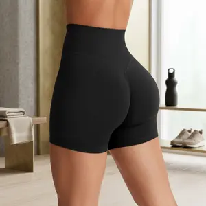Women's High Waist Tummy Control Biker Shorts - 3.6" 4.5" 6" Inseam Lengths, Hidden Scrunch Design, Breathable Stretchy Compression Fabric, for Workout, Yoga