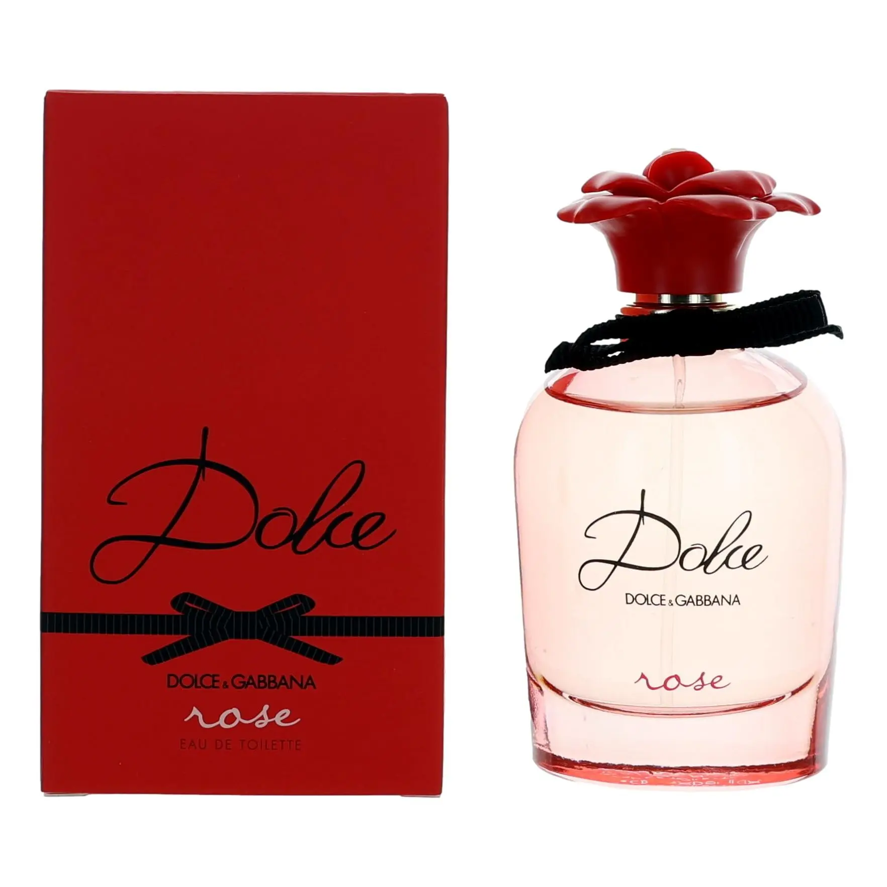 Dolce Rose by Dolce & Gabbana Women's Floral Musk EDT Spray - 2.5 fl oz, Features Peach Currant, Rose Blend, Notes of Peach & Red Currant, Citrus