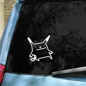 Funny Pikachu Sticker For Car, Pokemon Sticker, Pikachu Sticker, Pokemon Sticker For Car