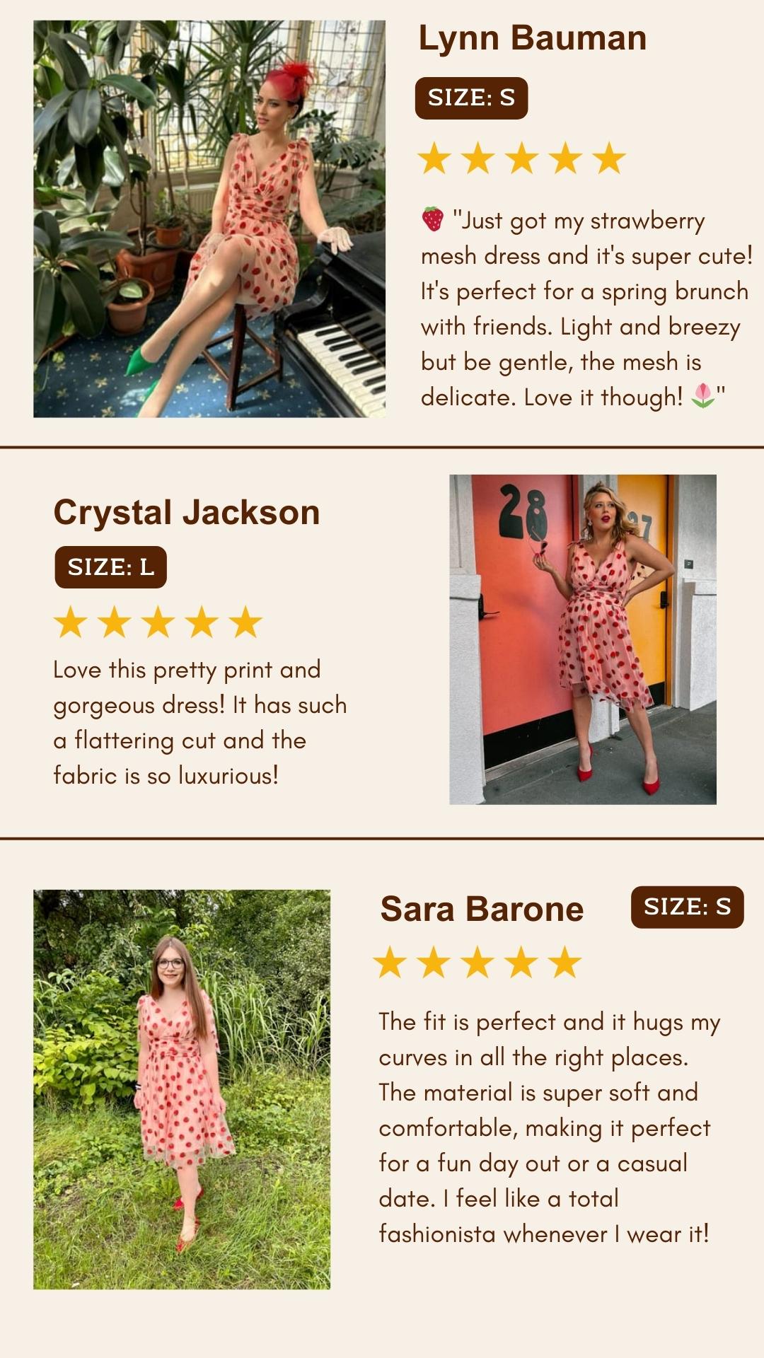 PINK 1950S STRAWBERRY MESH SWING DRESS Casual Elegant Classy Casual Breathable Outfits