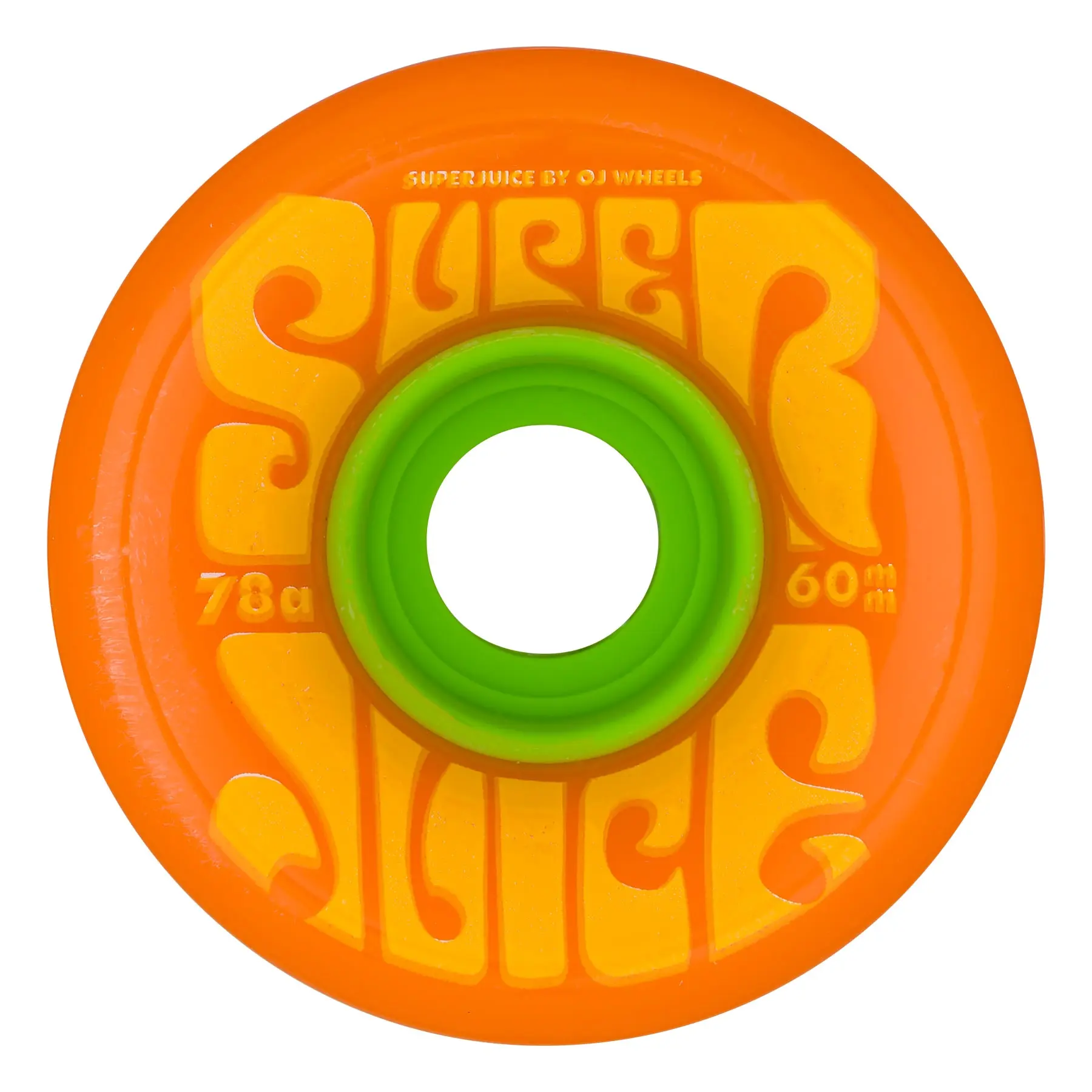 OJ Wheels Mini Super Juice Skateboard Parts, 55mm Polyurethane Wheels with Reinforced Core, Ultra Buttery 78a Urethane, Redesigned Shape, Completely Redesigned Shape