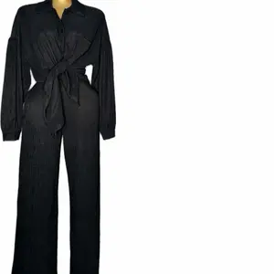 Andrea Black two Piece Set - Stylish Top and Bottoms for Everyday Wear - Clothes