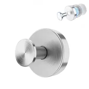 Suction Cup Hooks for Shower, Wall Hook, Storage Hooks, Holders for Hanging Up to 15 Lbs, 316 Stainless Steel, Waterproof & Rustproof, 3-Piece Set, /gold/silver Color, Strong Suction Cup