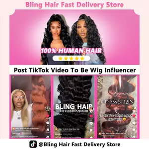 [Not For Sale] Bling Hair 1 Piece Women Fashion Real Install Video Show Human Hair Wigs