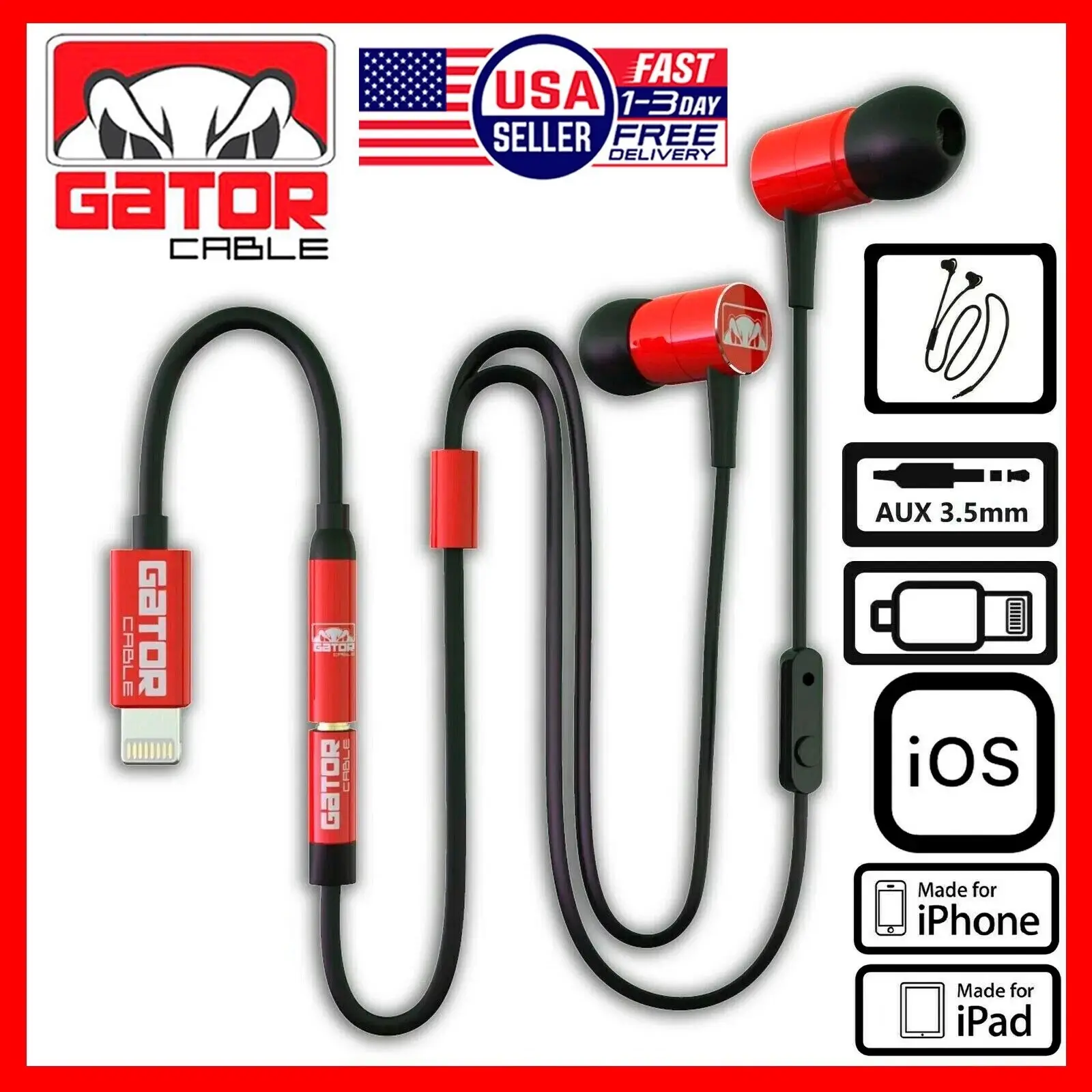 Wired Earphones Headphones Earbuds MIC For iPhone 8 X 11 12 13 14 Pro Max Plus R