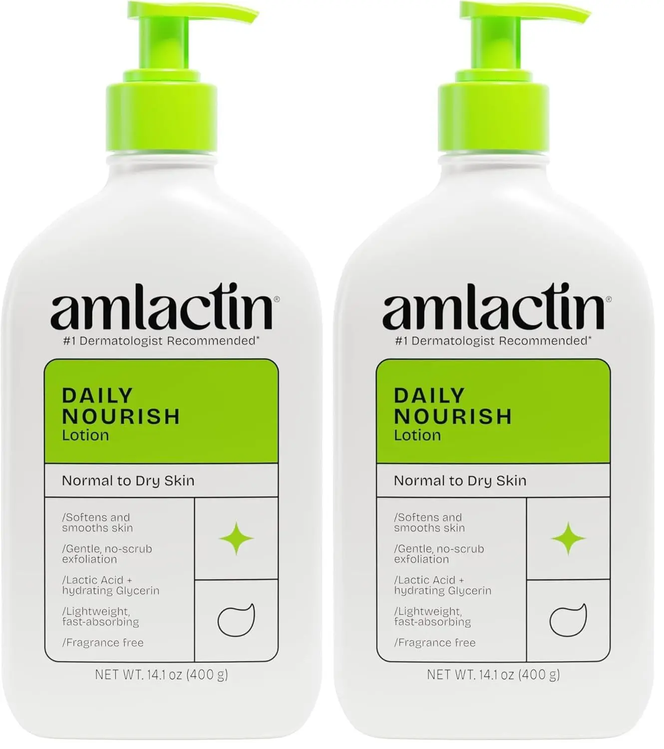 AmLactin Daily Nourish Body Lotion, 12% Lactic Acid, 14.1 oz