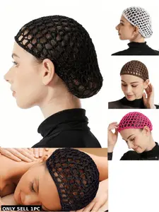 Women's Hollow Out Breathable Hair Net Cap, Hair Bonnet, Thick Knitted Material Soft Comfort, Suitable for Daily Home Use, Prevents Knotting and Frizz, Hair Care Cap