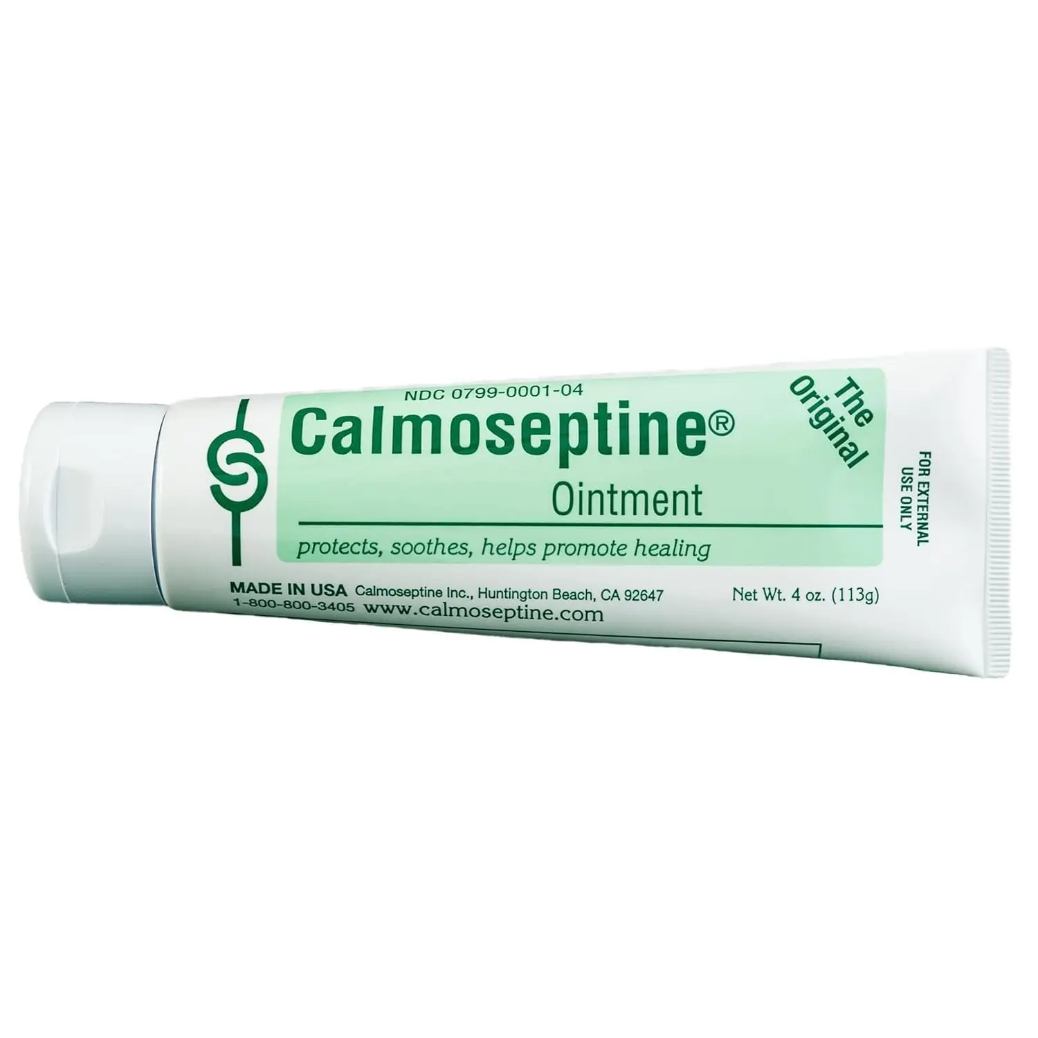 Calmoseptine Original Ointment 4 oz Tube Pack of 1,2,3  Healthcare Therapeutic Healing Pain Relief Treatment