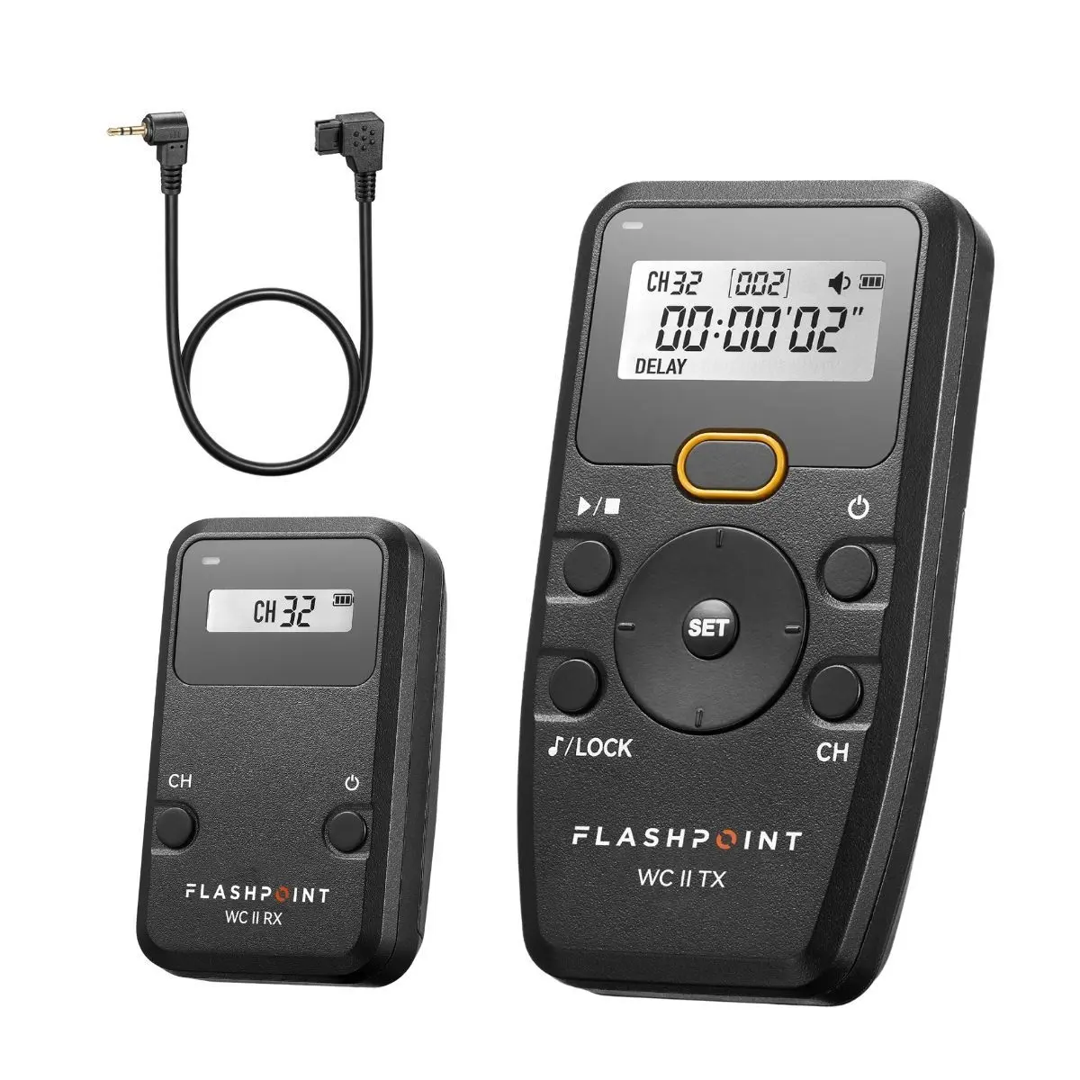 Flashpoint Wave Commander II Wireless Remote Shutter Release Device Kit for Sony Cameras with Accessory Port, Godox TR-S1 Camera Accessories, Reliable Connection Support