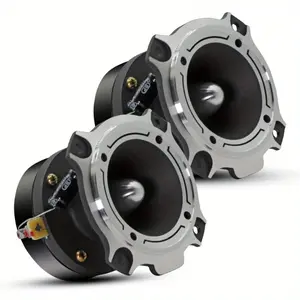 5 Core Tweeters Speakers Car Audio Pair 600W Combined Peak 4 Ohm 3.5 Inch Aluminum Super Bullet Tuiters Para Sonido Para Carro TW BLT 180 CH PAIR, Without Battery