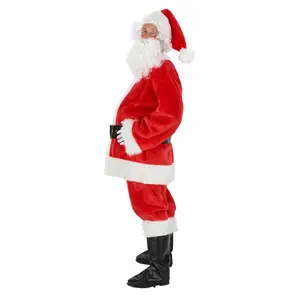 Deluxe Plush Santa Costume