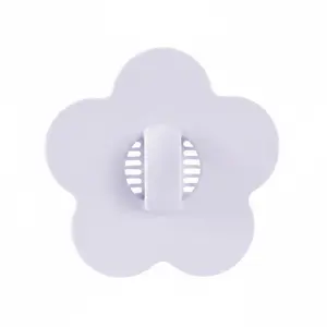 Bathroom Sink Drain Hair Catcher – Flower Shape Anti-Jam Filter,Silicone Sink Drain Strainer,Kitchen Shower Bathroom Laundry Food Waste