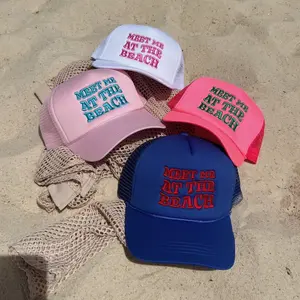 Meet Me At The Beach Hat - Trucker Style