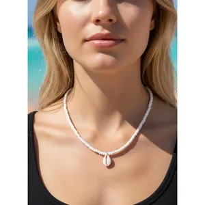 White Shell Choker