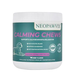 dog calming chews for separation anxiety、anxiety relief treats for dogs、stress relief chews for dogs