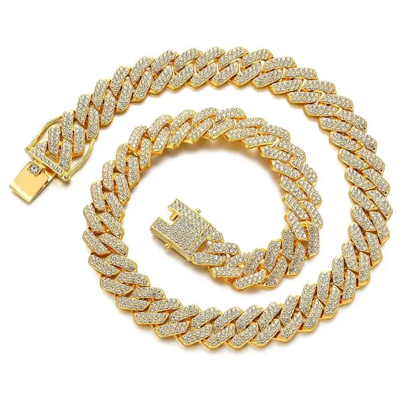 Gold Cuban necklace 18inches