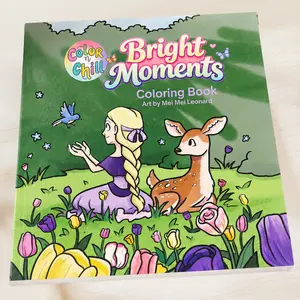 Bright Moments Coloring Book Premium Paper | Cute Cozy Mini Scenes | Alcohol Marker Friendly by Color ’n Chill