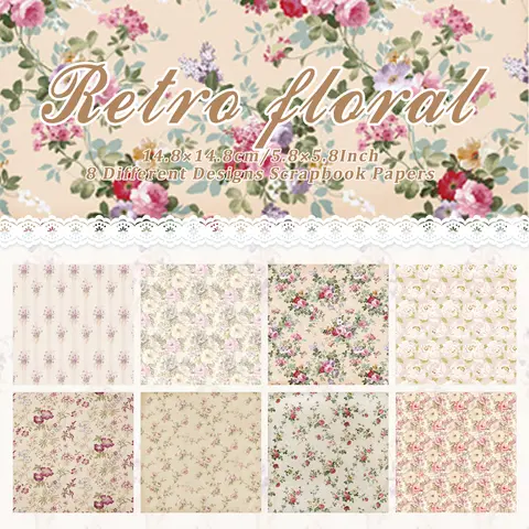 16-Sheet Single-Sided Vintage Textured Craft Paper - DIY Sticker Paper for Scrapbooking, Junk Journals (TikTokShopJumpstartSale)