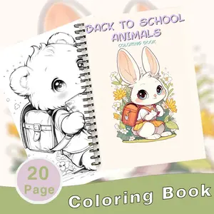 Animal School Coloring Book, Engaging Stress Relief and Calm, Perfect Gift for Birthdays, Parties, Halloween, Thanksgiving, Christmas, New Year, Valentine's Day