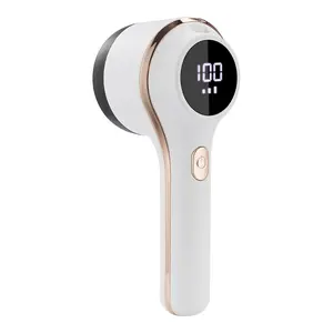 [2.0]Sweater Shaver,Electric Fabric Shaver,Lint collection,White, Purple,Lint Remover Rechargeable,USB Rechargeable, Lint Remover for Clothes,Electric Portable Sweater Shaver with 3 mode,6 Leaf Blades, Digital LED Display