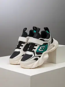 Boys Girls Casual Mid-Top Sports Shoes, All Season Lightweight Comfortable Breathable Indoor Outdoor Running Sneakers