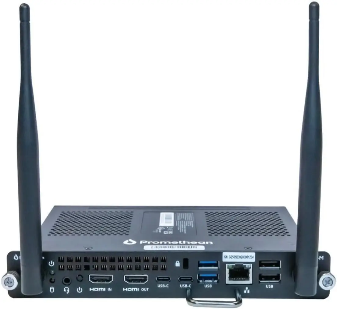 Promethean OPS-M i5 vPRO. Flexible Computing Module. Slot into ActivPanel for an All-in-one, Large-Format Windows Experience