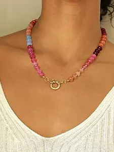 Colorful Beaded Necklace, Bohemian Style Jewelry, Fashion Accessory for Women and Girls, Perfect Birthday Gift, Stylish and Versatile