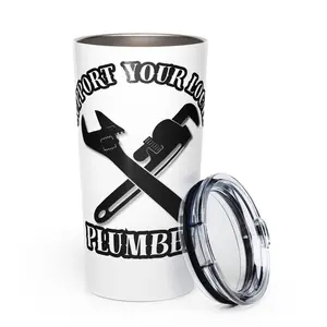 SYL Plumber - Tapered stainless steel tumbler