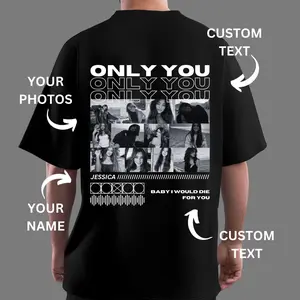 Only You Photo Shirt, Girlfriend Collage Shirt, Collage Photo Shirt, Girlfriend Tshirt Only You, Valentines Custom Shirt, Only You T Shirts, HL134