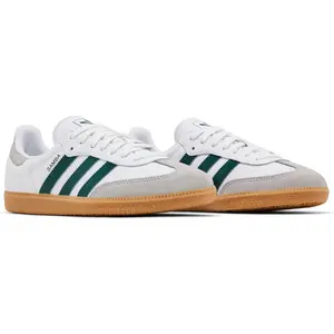 adidas Samba OG White Collegiate Green Gum JI2724 Women's Fashion Shoes New