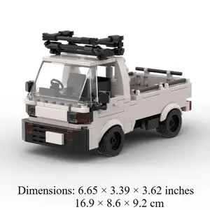 DIY Pickup Truck Building Blocks Toy Sports Model Set