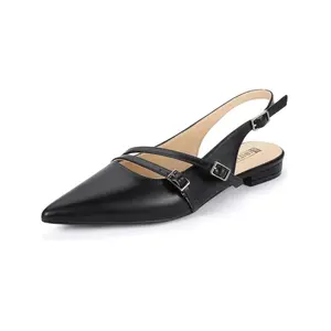 IDIFU Trending Sandals, Women's Flat Shoes Pointed Toe Strappy Slingback Ballet Flats Wedding Office Work Bridal Formal Dress Shoes for Women Dressy Comfortable Cute Trendy Ladies Flats