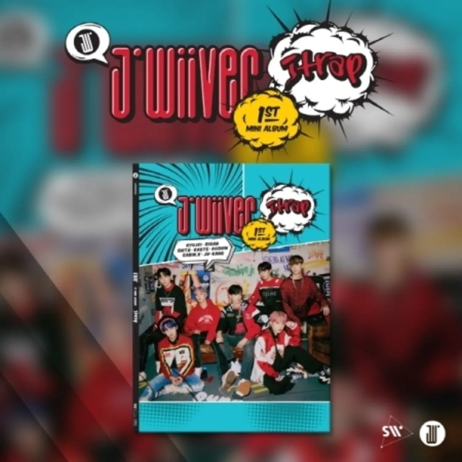 Jwiiver - Jtrap (incl. 119pg Photobook, 2 Photocards, Sticker, Polaroid, Postcard + Lefe 4Cut)  [COMPACT DISC - CD] Postcard, Photo Book, Photos, Stickers, Asia - Import