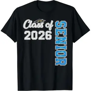 Class of 2026 Graduation Shirt for Seniors T-Shirt Tshirt Menswear