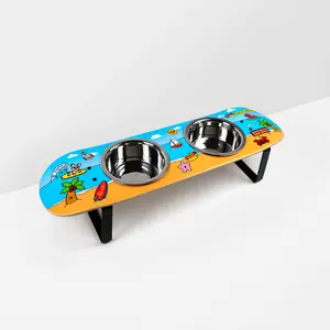 Surf City Skateboard Dog Bowl (Medium)