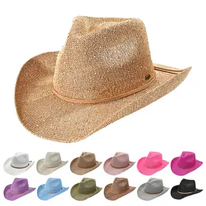 Sequin Cowboy Hat with Suede String Trim Band australian