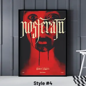 [SALE UP TO 50% - UNFRAMED] Nosferatu 2024 Movie Poster, Birthday Gifts, Nosferatu Movie Series Poster, Nosferatu Print, Nosferatu Wall Art