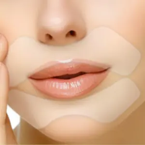 Overnight Smoothing Lip Skin Patches, 6 Pairs Facial Patches for Lip, Fine Lines Patches for Smile Line & Lip Area, Facial Skin Care Tools