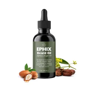 Ephix Beard Oil - Jojoba & Argan Oil Formula for Moisturizing Skin and Enhancing Beard Health - 2 oz Bottle Hair Care Daily Moisturize Moisture