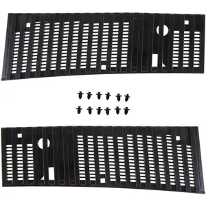 1Set Hood Cowl Top Grille Compatible with Nissan Hardbody Pickup D21 Frontier Pathfinder 1986 to 1997 Year Finisher Wiper Cowl Grille, for 66815-0S700 66814-0S700