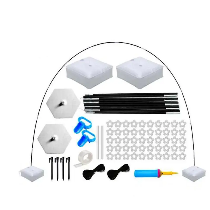 15 section black fiber rod set (box set)