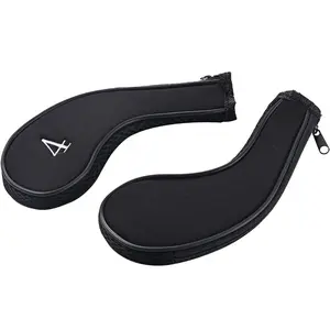 10 golf long neck club protectors, golf iron rod cover, club cap cover, durable zipper iron head cover, easy to wear without slipping off