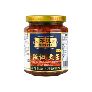 NING CHI Taiwan Chili King Chili Sauce 280g - Authentic Taiwanese Spicy Flavor, Premium Condiment for Authentic Asian Cuisine