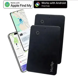 Wallet Tracker Card for Apple Find My & Android, 3-Year Battery Life and Ultra-Slim Design, Tracking Card Works with Google Find Hub, Air Tracker Tag Locator for Passport, Keys, Bags, GPS Tracker