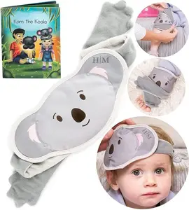 MyHalos Reusable Kids Cold Pack - Kam the Koala Gel Ice Pack for Boo-Boos, Fever & Swelling - Microwaveable Heat Pack + Bonus Storybook