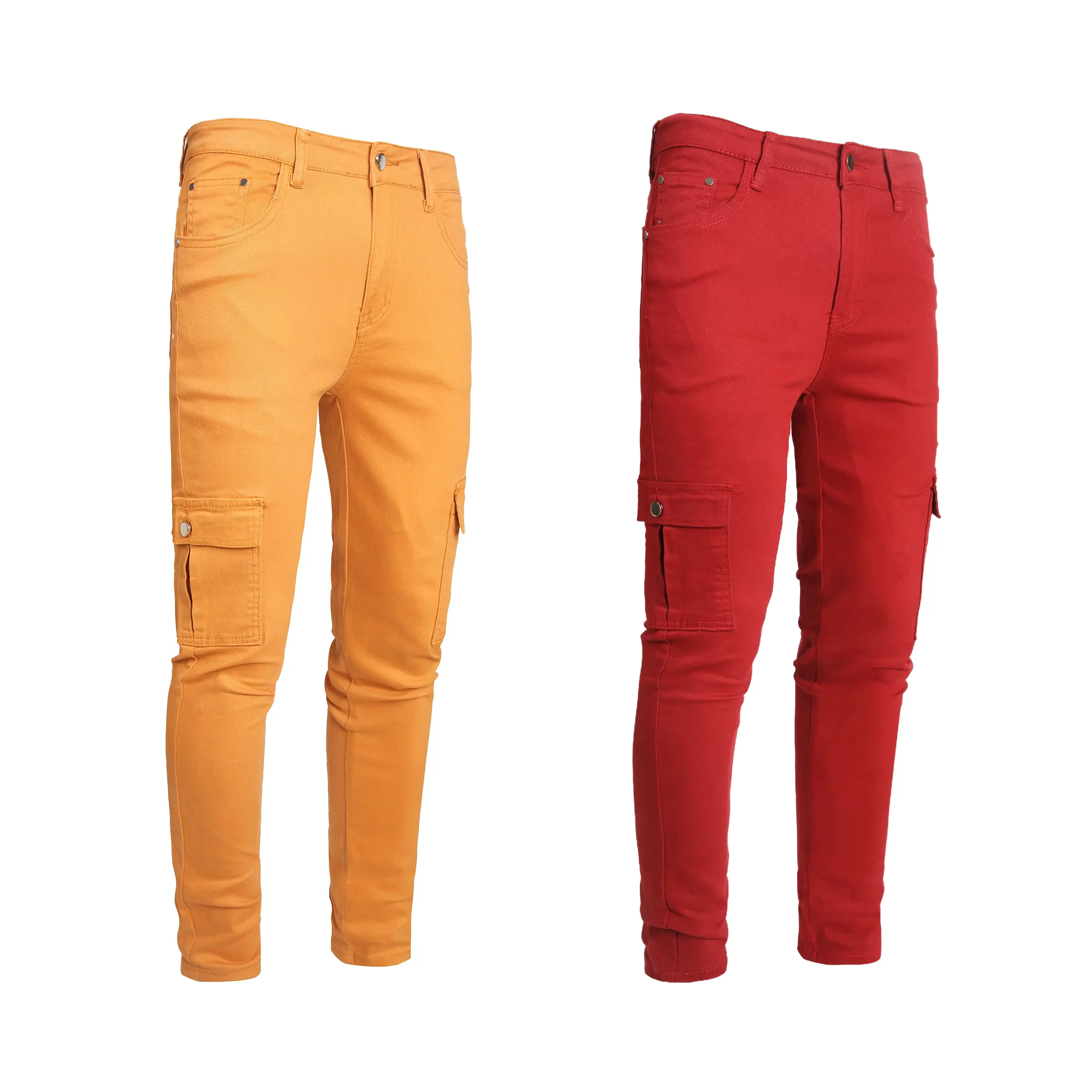 (2 Pack)Dark Khaki-Red