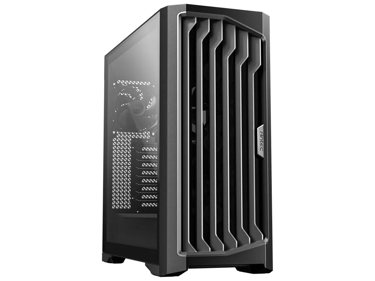 Antec Performance 1 FT, RTX 40 Series GPU Support, Temp. Display, 4 x Storm T3 PWM Fans, Type-C Ready, Dual Tempered Glass Side Panels, Removable Top Fan/Radiator Bracket, Mesh Front Panel, Full-Tower E-ATX PC Case