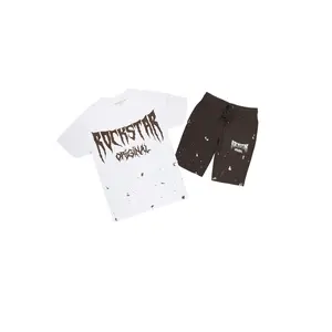 Twinkle White/Iron T-Shirt/Short Set