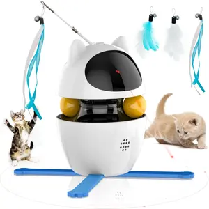 4-in-1 Electric Interactive Toys with Ball and Feather